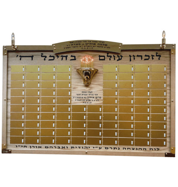 לוח זיכרון בעיצוב מיוחד, 90 לוחיות