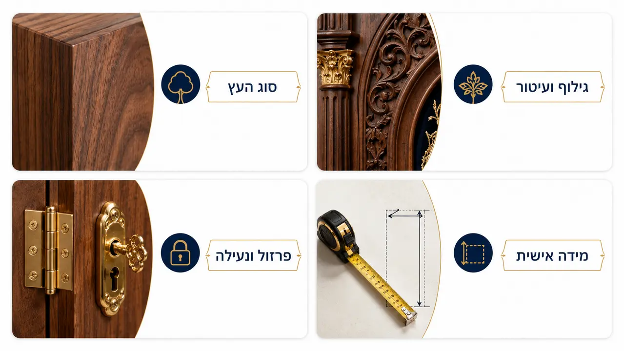 גורמים המשפיעים על מחיר ארון קודש קטן