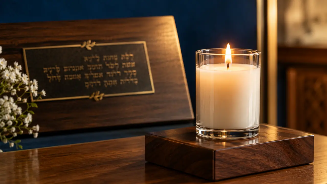 ברכה להדלקת נר נשמה ונוסח התפילה המלא