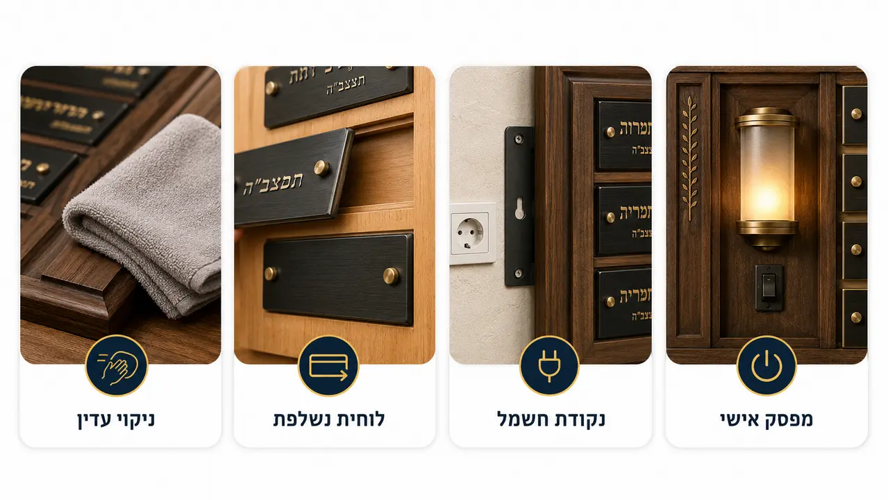 שאלות נפוצות על נרות זיכרון ופתרונות הנצחה לבתי כנסת